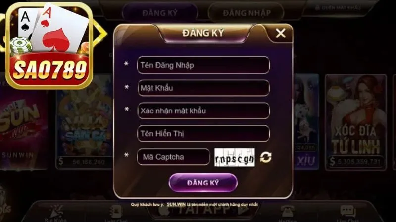 Hướng dẫn cách bước đăng ký & đăng nhập Sao789 Hướng dẫn cách bước đăng ký & đăng nhập Sao789